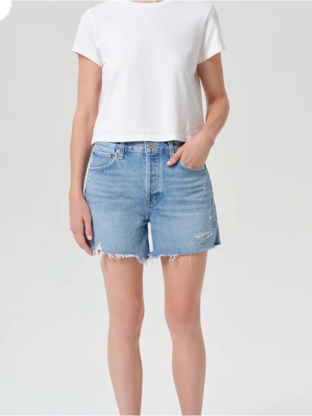 Agolde Parker Long Shorts - Swapmeet